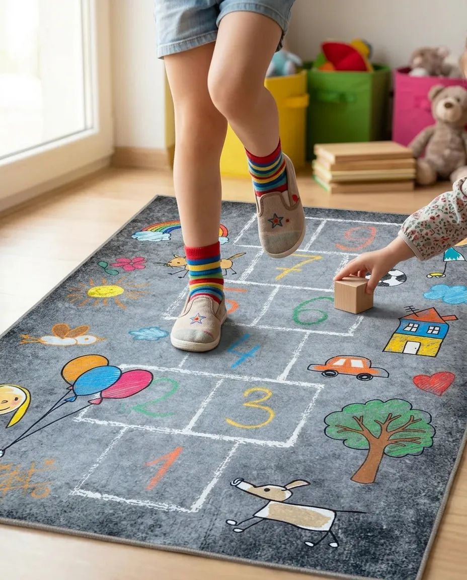 Seksekli Oyun Halısı