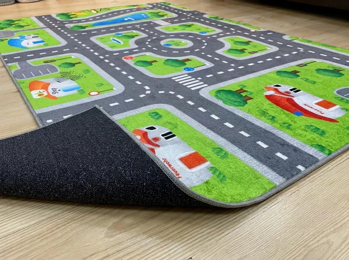 Trafik Temalı Oyun Halısı